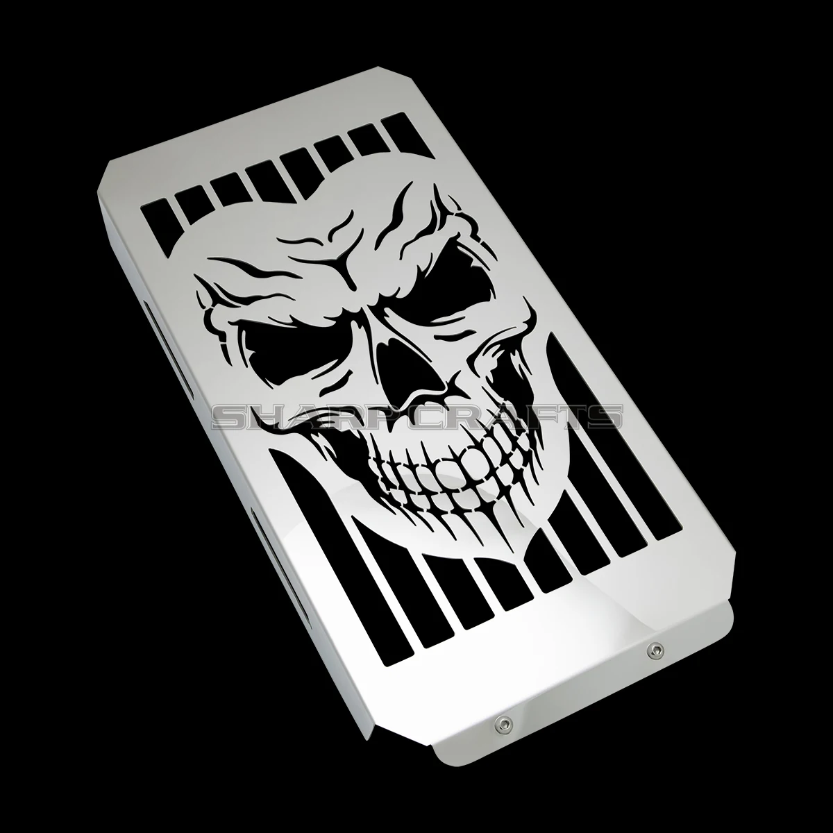 Top Quality Motorcycle Chrome Skull Radiator Grill Cover Guard Protector For Honda VTX1800 VTX 1800 C F N R S T 2002 - 2008 2007 view 3