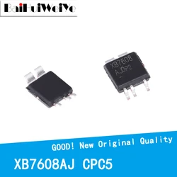 10PCS/LOT XB7608 XB7608AJ XB7608AF CPC5 2.4A Lithium Battery Protection IC SMD Good Quality Chipset