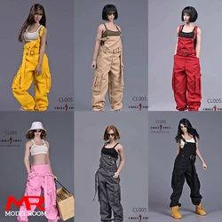 CHILI TOYS CL005 1/6 Female Rompers Camisole Set Vest Bib Pants Clothes Model Fit 12'' Soldier Action Figure Body Dolls