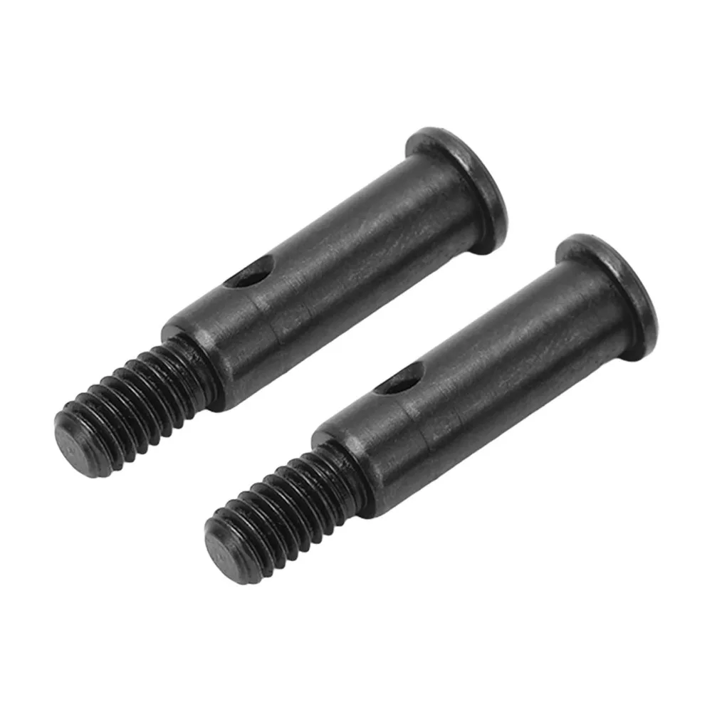 2Pcs/Set 23mm RC Front Wheel Axle RC Upgrades Parts High Strength RC Car Front Axle Black for LOSI 1/10 22S 2WD RC Car