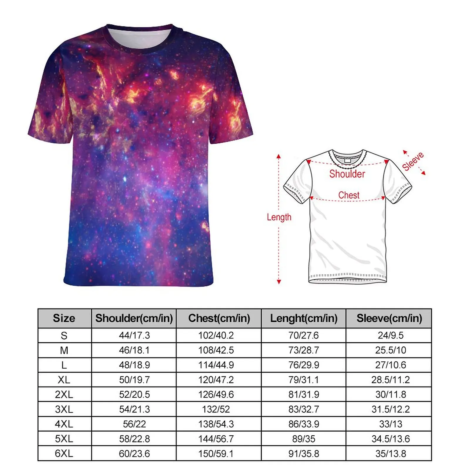 Women T-Shirt Colorful Space O Neck T Shirts Short Sleeves Milky Way Galaxy Pretty Custom Tshirt Streetwear Top Tees Big Size