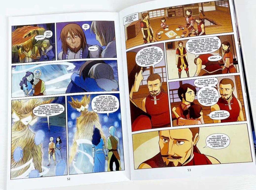 Avatar: Legenda Aanga Sezony 1/2 Angielski Zestaw Książek Obrazkowych - Komedia Akcji Fantasy Amerykańskie Komiksy Kolekcja 3 Książek — zdjęcie produktu 5