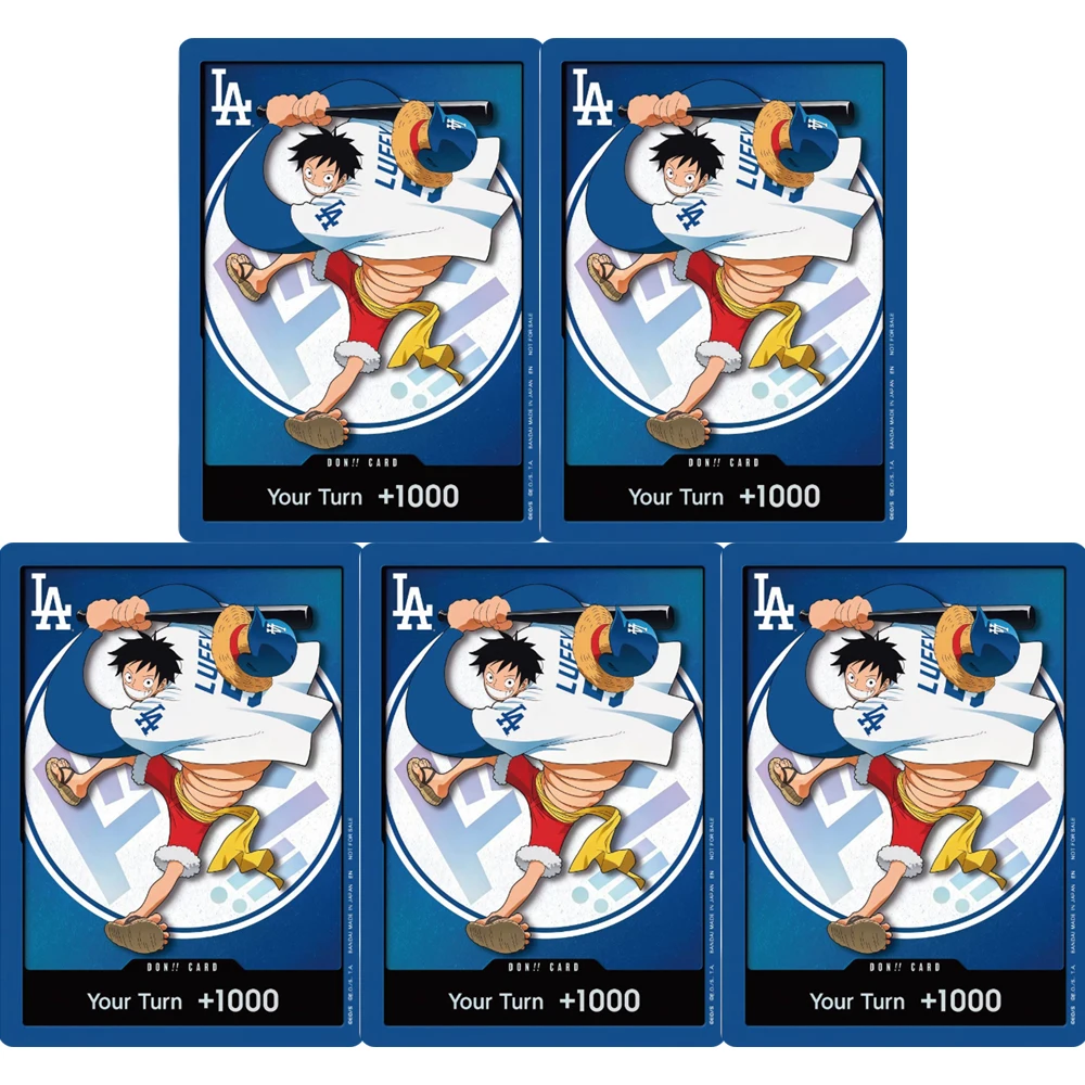 Cartes de collection ONE PIECE Baseball Monkey D. Luffy DON!! Cartes DIY de haute qualité, cartes de jeu anime faites soi-même, cadeau, jouet