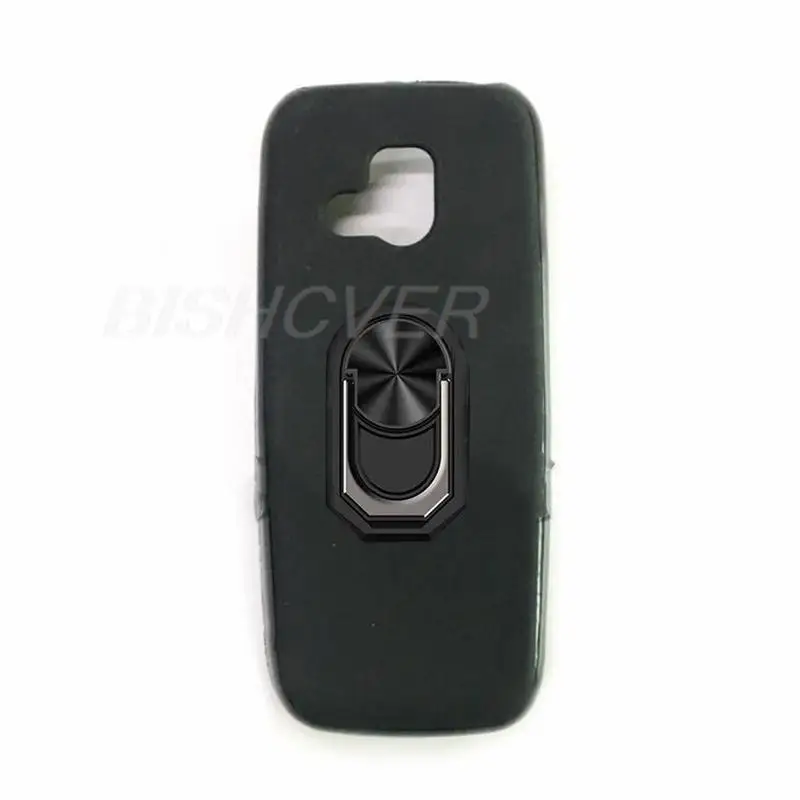 Para Nokia 220 4G 2,4 "2019 TA-1155, TA-1171, TA-1148 funda con soporte de anillo para teléfono inteligente TPU funda de teléfono de silicona suave