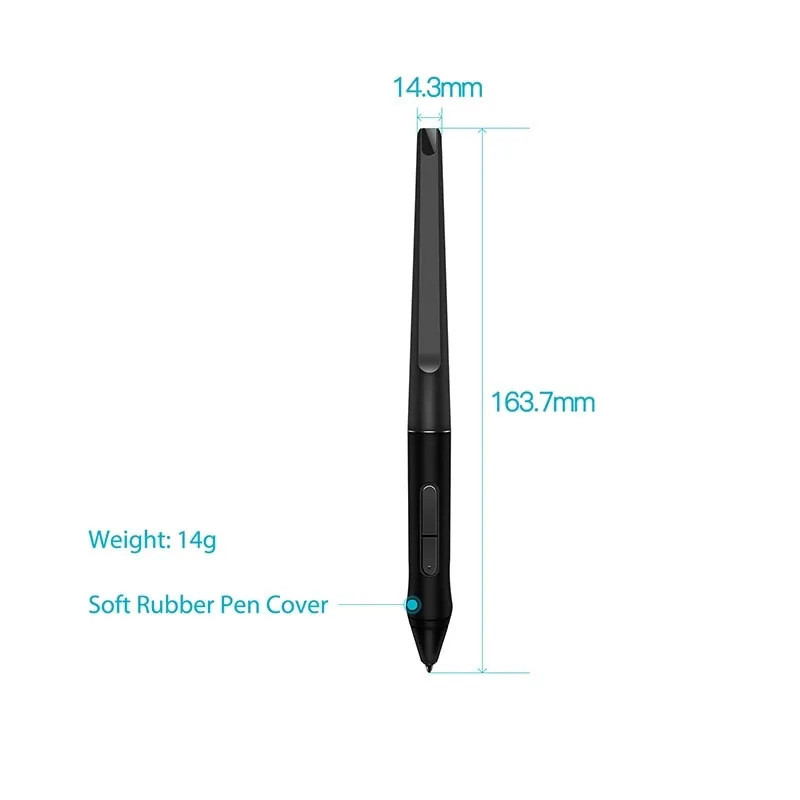 Imagem -04 - Huion-caneta Stylus sem Bateria Tablet Gráfico Digital Pw500 8192 Kamvas Pro Gt221 Gt191v2 Inspiroy Q11kv2 Q620m Hs611