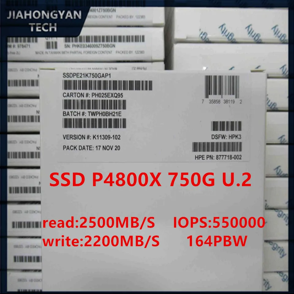 新品 純正 インテル Optane Ultra Long Life SSD P4800X 375G 750G 1.5