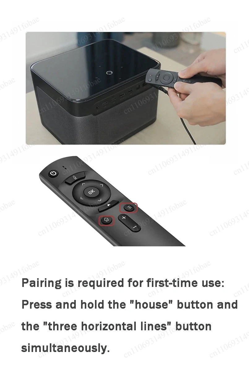 Wireless Remote Controller, Sensitive Button Response, Ideal Replacement for Projector Use