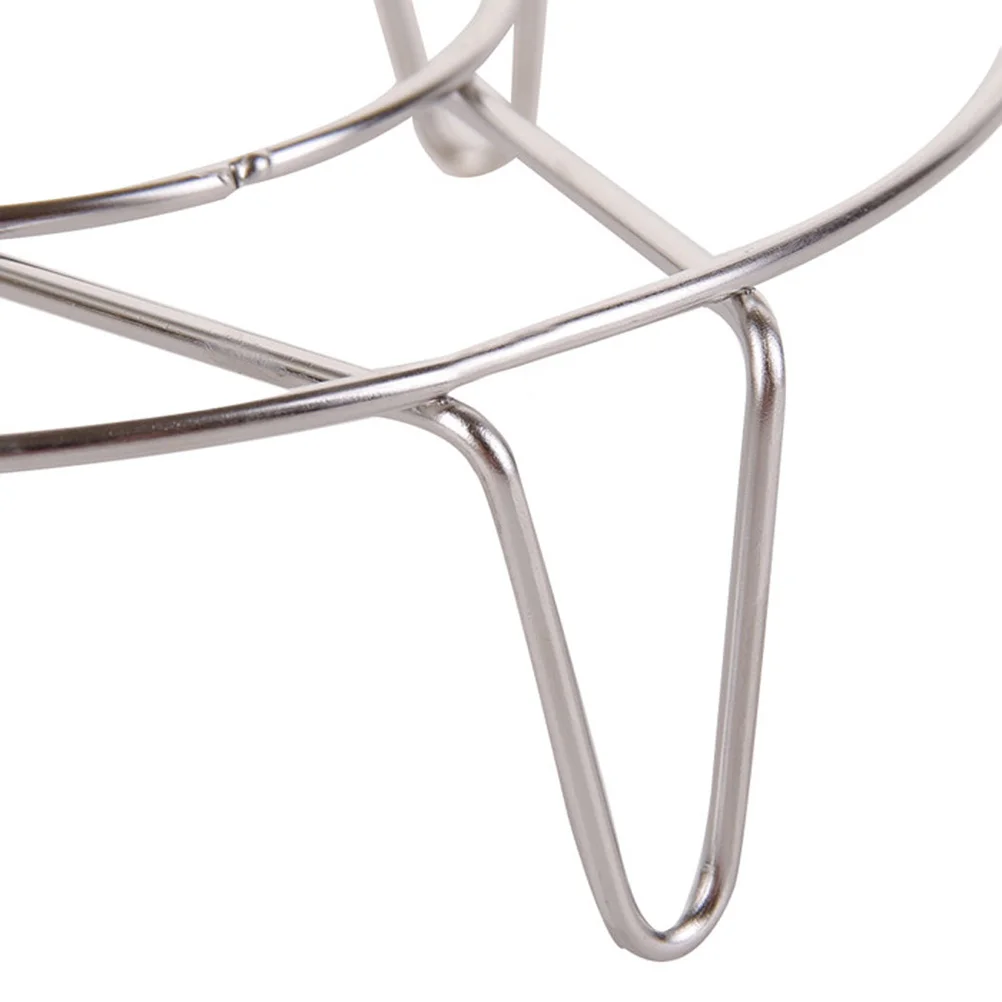 

Stainless Steel Steamer Rack Round For Pots Pans Three Legs Non-Rust Kitchen Cooking Ware Steam Rack Stand