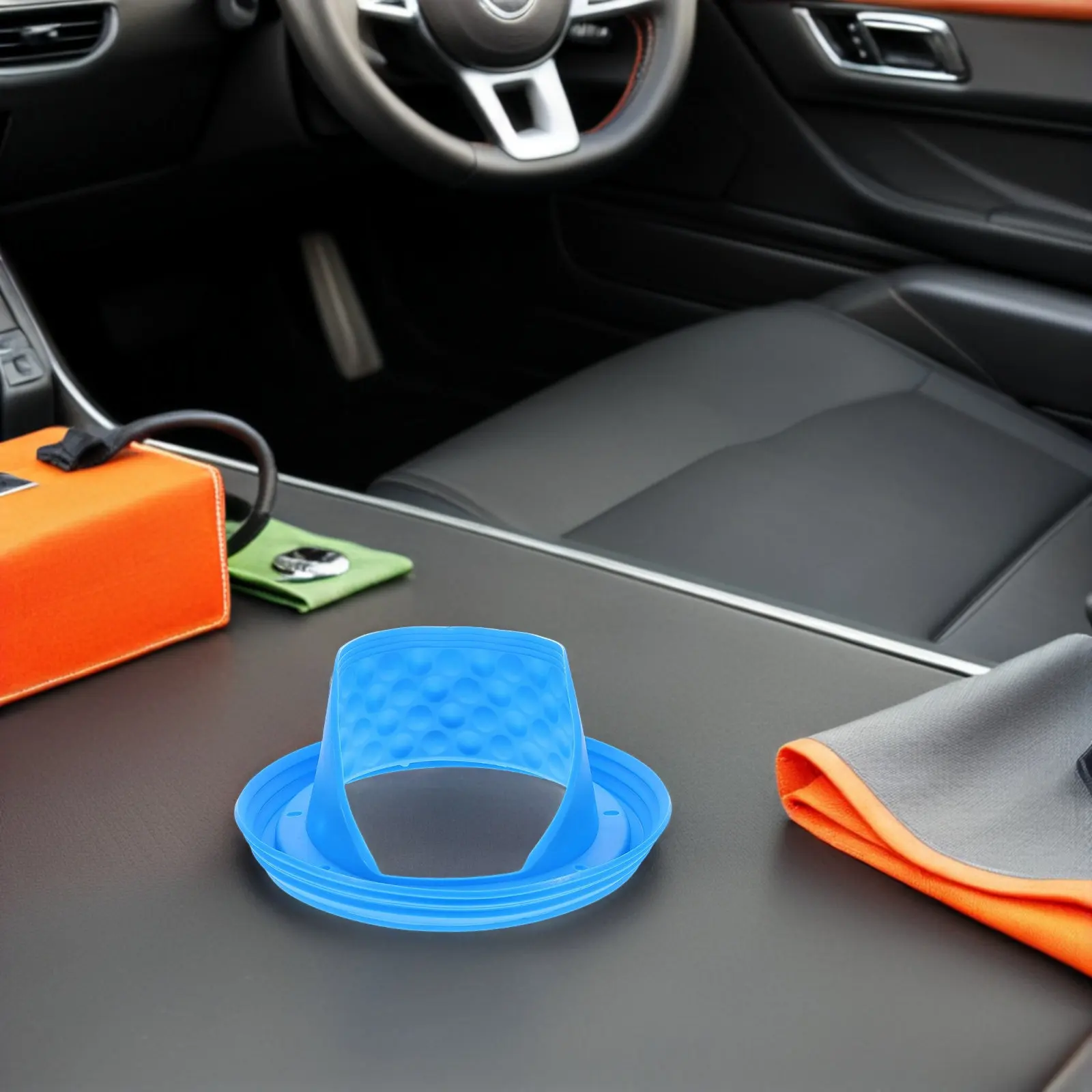 2Pcs Waterproof Speaker Baffle for Car Door Silicone 6.5 Inch Speaker Protector Acoustic Insulation Outdoor Sound Clarity