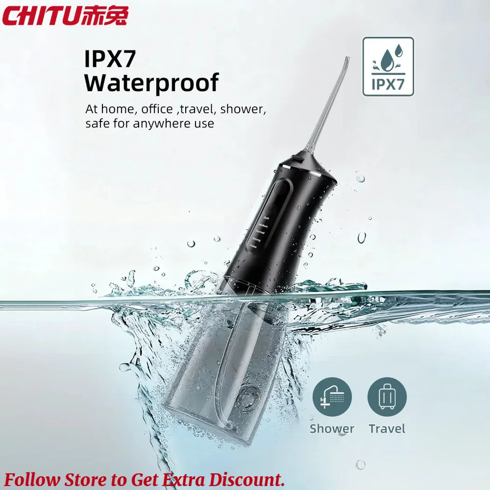 

Электрический ирригатор для полости рта, 350 мл, водонепроницаемый стоматологический ирригатор для воды, чистка зубов, отбеливание, струйная нить, ирригатор, насадки