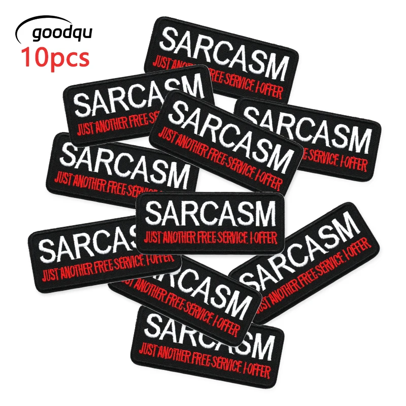 10 teile/los Buchstaben Eisen Auf Patches Für Kleidung Gestickte Jacke Outdoor Schwarz Weiß Rot Nähen Stoff Thermische Diy Parches – Detail 1