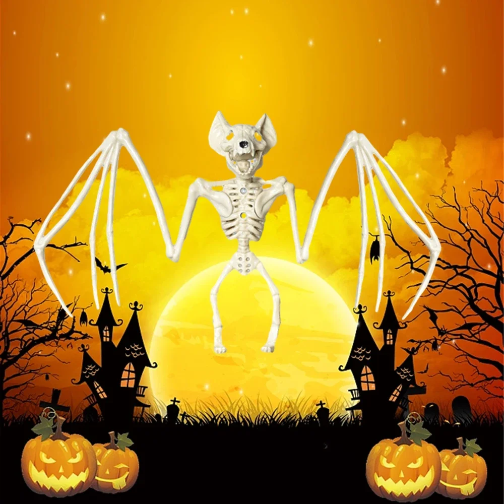 Halloween Horror Fledermäuse Skelett Maus Skorpion Eidechse Bonez Skelett Modell Festival Dekor Party Gruselige Halloween Party Dekoration – Detail 5