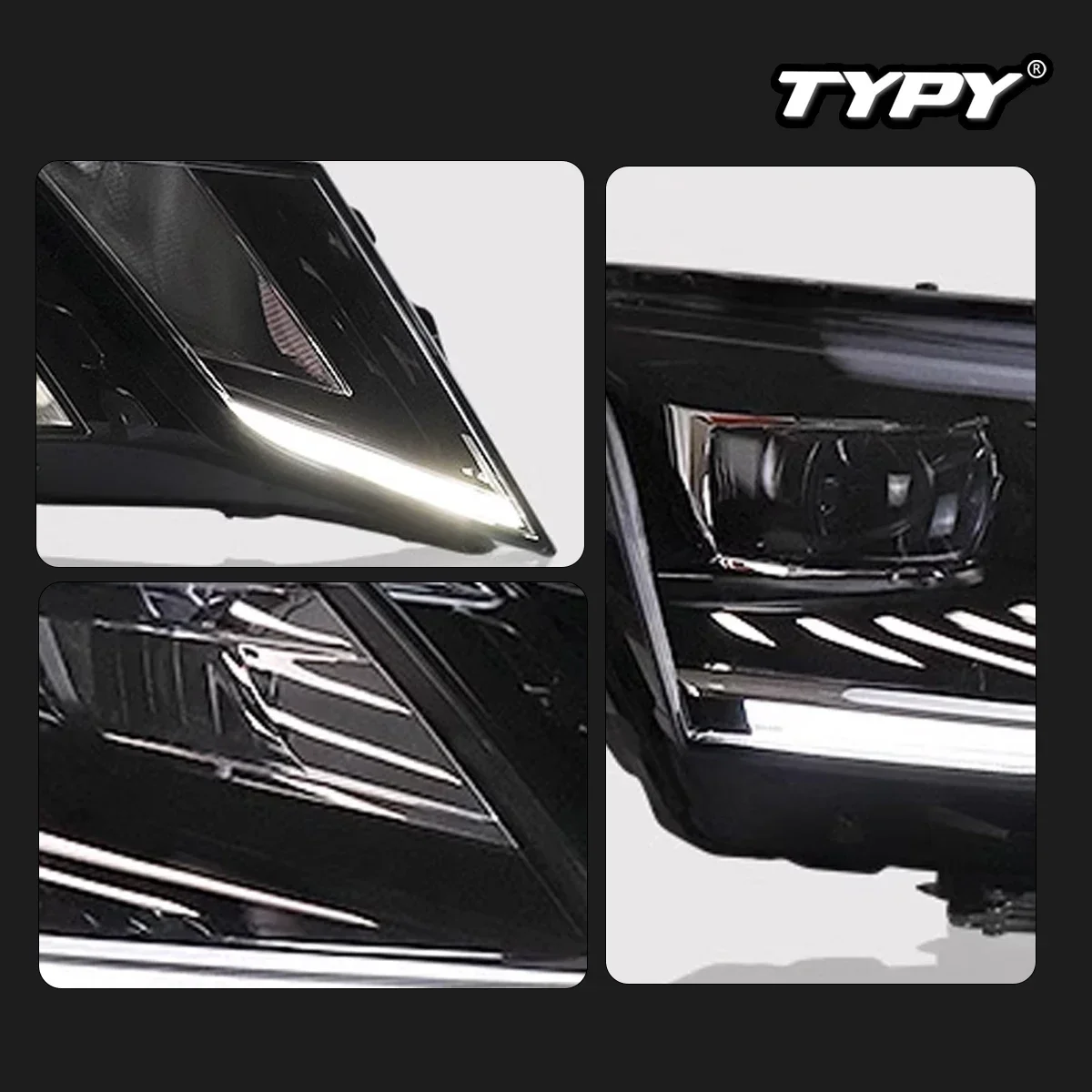 

TYPY Новый светодиодный налобный фонарь, модифицированный для фар Skoda Octavia 2018-2021, динамический сигнал, налобный фонарь, автоаксессуары