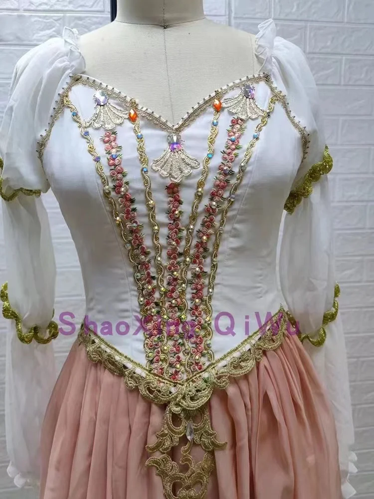 

Adult La Bayadère Ballet Costume Girls Professional Competition Ballet Stage Tutu Dress Chiffon Dance Costume
