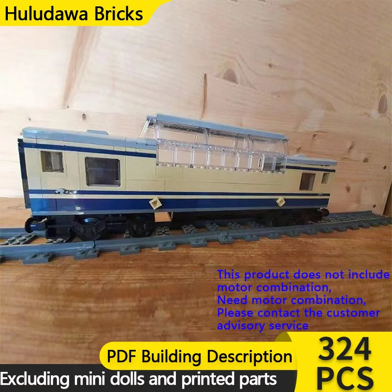 

City Car Model MOC Building Bricks Europe Zephyr Observation Car Modular Technology Gifts Holiday Assemble Children Toys Suit