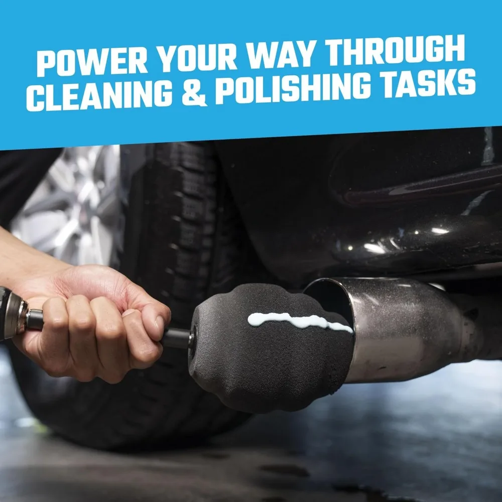 نظام تلميع العجلة والحواف الكروية ACC400 للرجال الكيميائيين: آمن للمركبات المختلفة بما في ذلك السيارات والشاحنات وسيارات الدفع الرباعي وRVs
