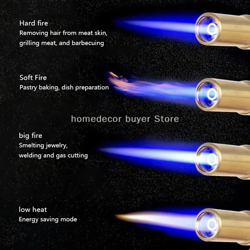 แก๊ส Burner เชื่อมไฟฉายแบบพกพา Blowtorch ทองแดงสูงอุณหภูมิทองเหลืองแก๊สไฟฉาย Brazing SOLDER เชื่อม Plumb เครื่องมือ