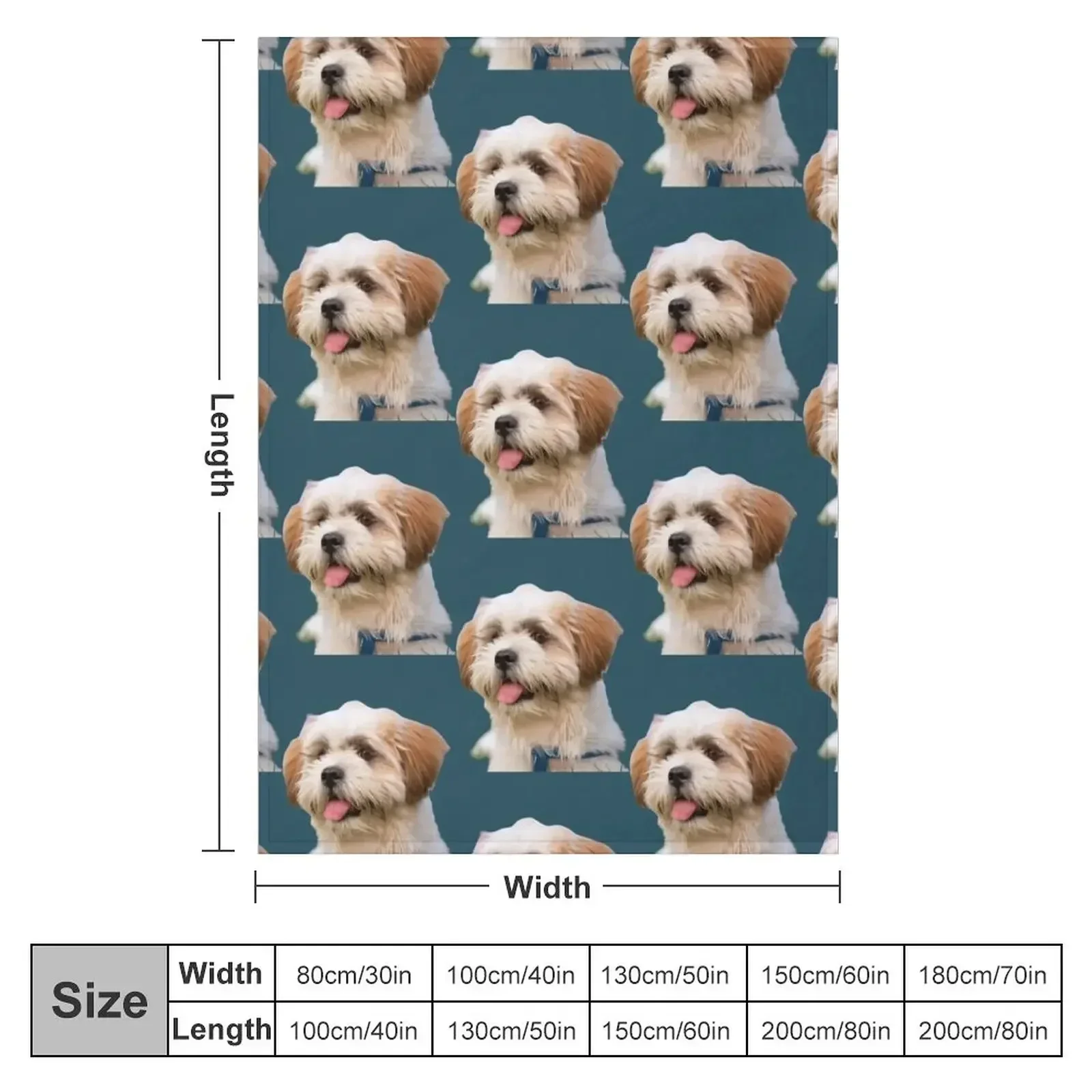 Shichon mignon, la vie est meilleure avec un Shichon, amoureux des chiens, la vie est meilleure avec Throw Blanket