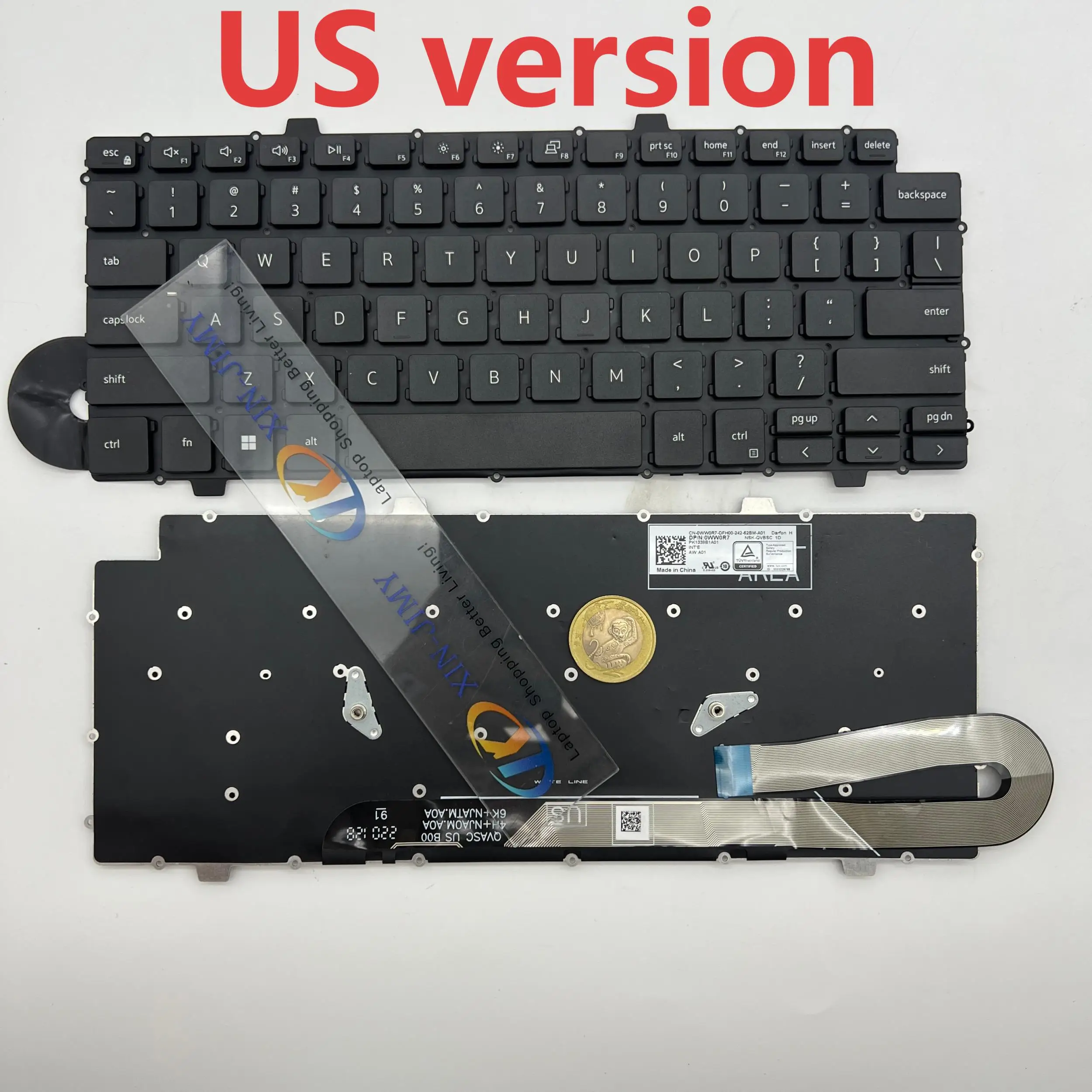 E3120 Latin/US Keyboard For Dell Latitude 3120 E3120 2-in-1 Notebook No Backlit LA 0X425R 0YKRVK
