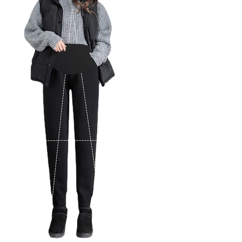 Velvet Sports Pants for Women in Plus Size for Autumn and Winter Thickened Sweatpants for Slimming Casual Pants Cotton Pants