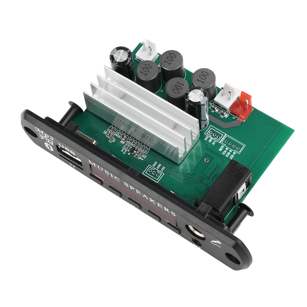 

DC 6-24V MP3 JQ-D171BT/JQ-D169BT Bluetooth Decoder Board Audio Decoding Module Power 2*80W with Power Amplifier Speaker Decoder