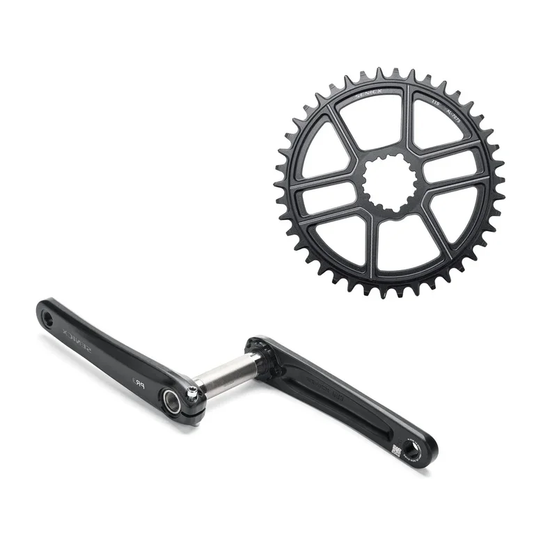 SENICX PR3 Gravel Bike Crankset 1x 40T 42T 44T Narrow Wide Chainring 10/11/12 Speed 165 170 175mm 24mm Axle Forged Aluminum