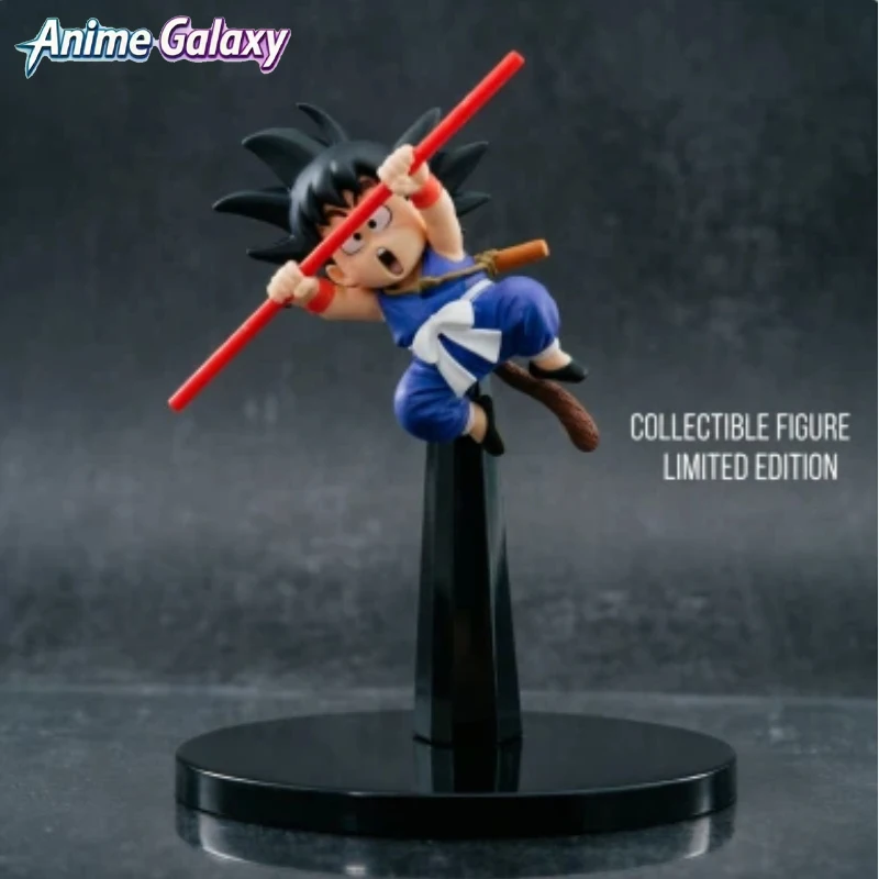 

Dragon Ball Kid Goku Childhood Son Goku Power Pole Action Figure Dbz Anime Statue Pvc Model Collectible Toy Desktop Decor Gift