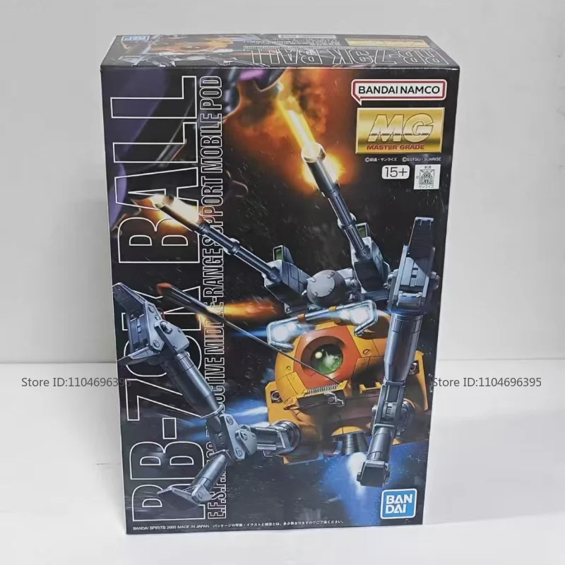 ของเล่นประกอบโมเดลต้นฉบับจาก Bandai รุ่น RB-78K BALL ฟิกเกอร์อนิเมะแอคชั่น ของเล่นขยับได้สำหรับเด็กผู้ชาย ของสะสม ของขวัญวันหยุด