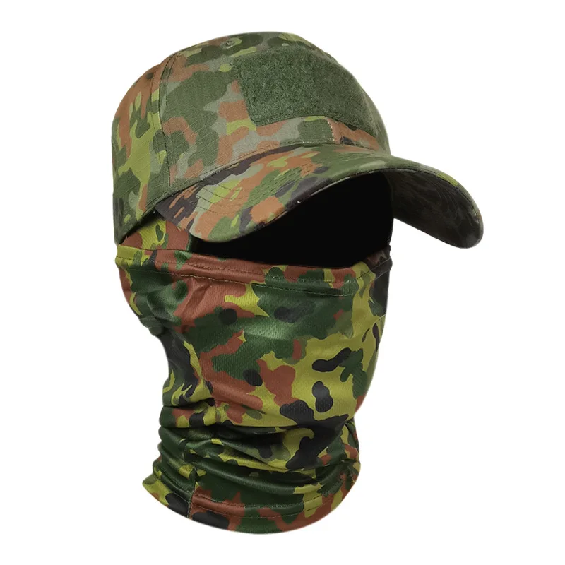 

Camouflage baseball cap visor Outdoor hiking hunting fishing duck tongue cap tactical military fan baseball cap dark spots