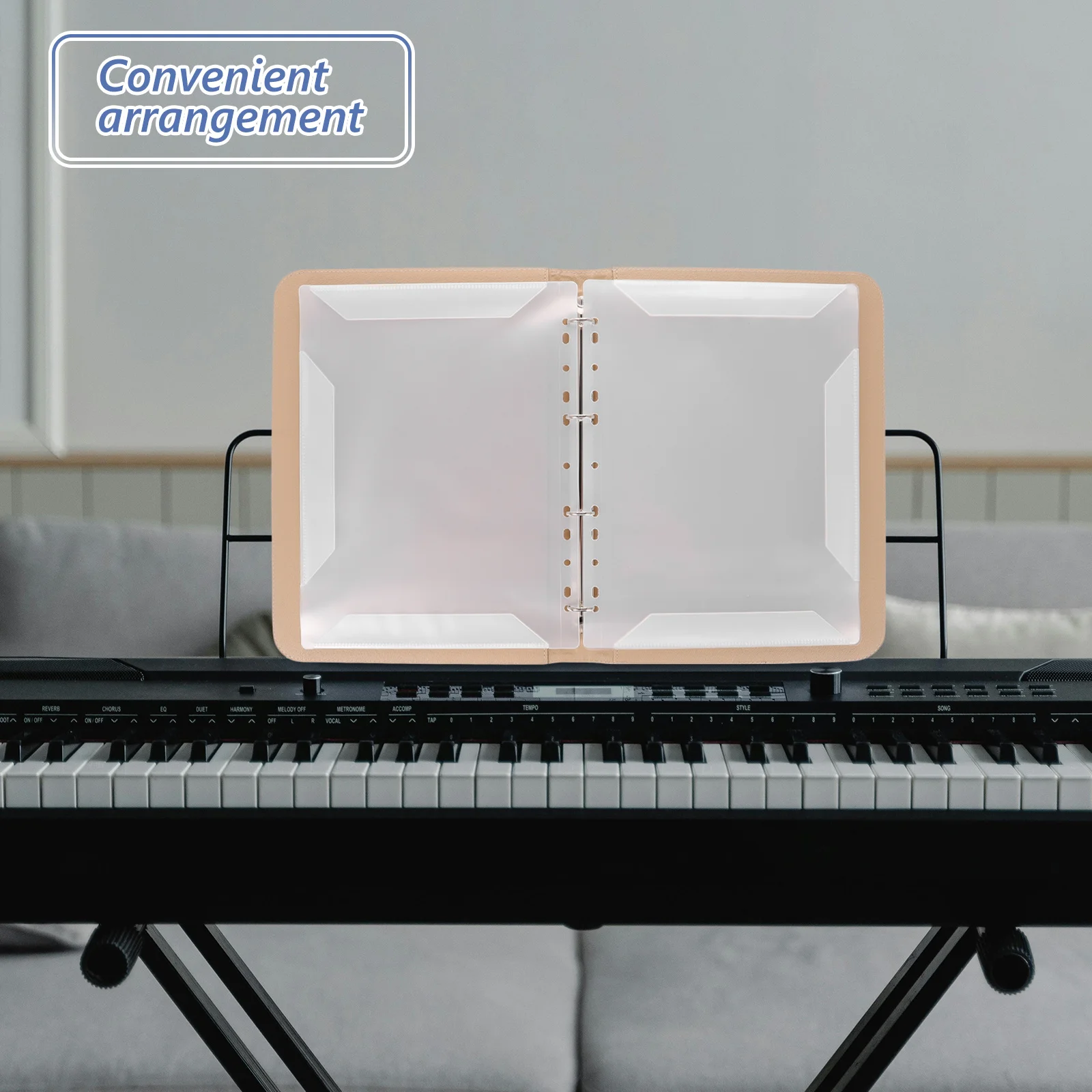 

Portable A4 File Folder Clear Durable Document Organizer Office Storage Sheet Multi-Function File