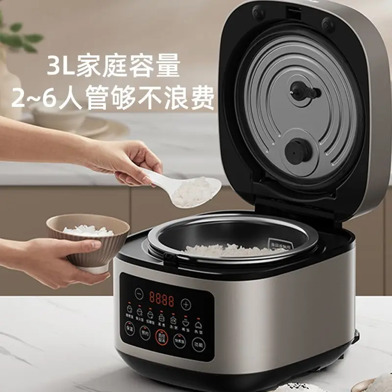 Household Electric Rice Cooker Low Sugar Rice 0 Coating Large Capacity 304 Stainless Steel Multifunctional Rice & Food Warmer