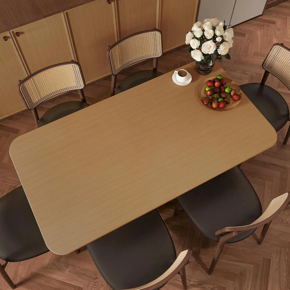 ورق جدران من الفينيل مصنوع من خشب البلوط السميك مقاوم للماء وقابل للإزالة وقابل للتقشير واللصق ورق اتصال بني فاتح 48x197 لديكور المنزل