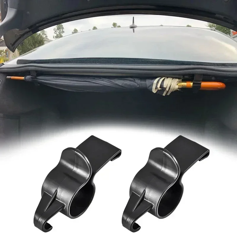 1/2Pcs/Set Car Trunk Umbrella Holder, Mount Plant Towel Hook Auto Accessories Universal Internal Storage Organizer Holders