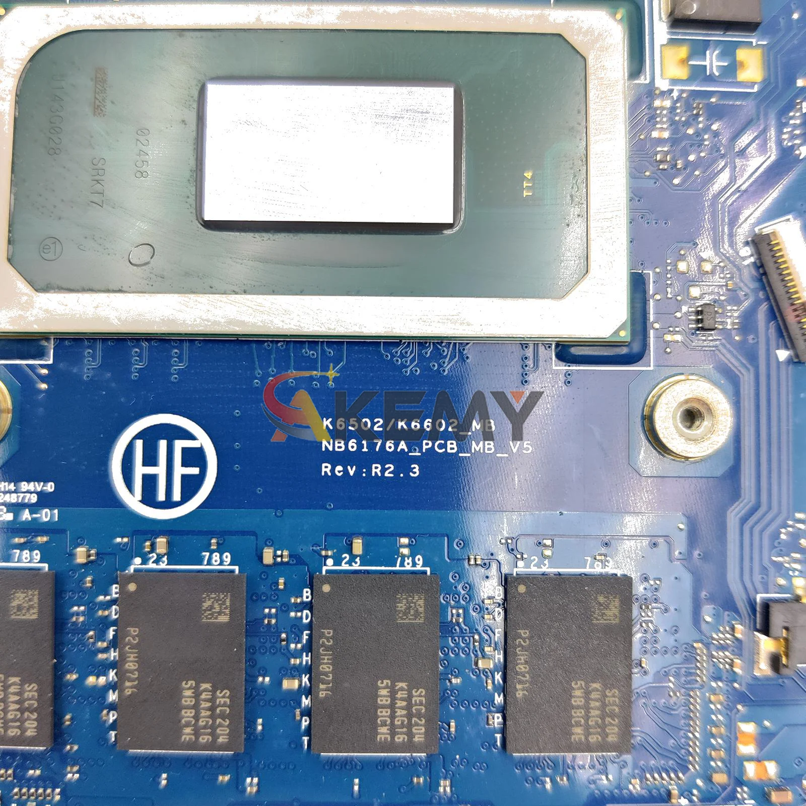 เมนบอร์ดแล็ปท็อป K6502HC สำหรับ ASUS TUF Gaming K6502H K6502HE K6502HC เมนบอร์ดพร้อมซีพียู Intel Core i3 i5 i7 รุ่นที่ 11 ทดสอบ 100% จัดส่งเร็ว