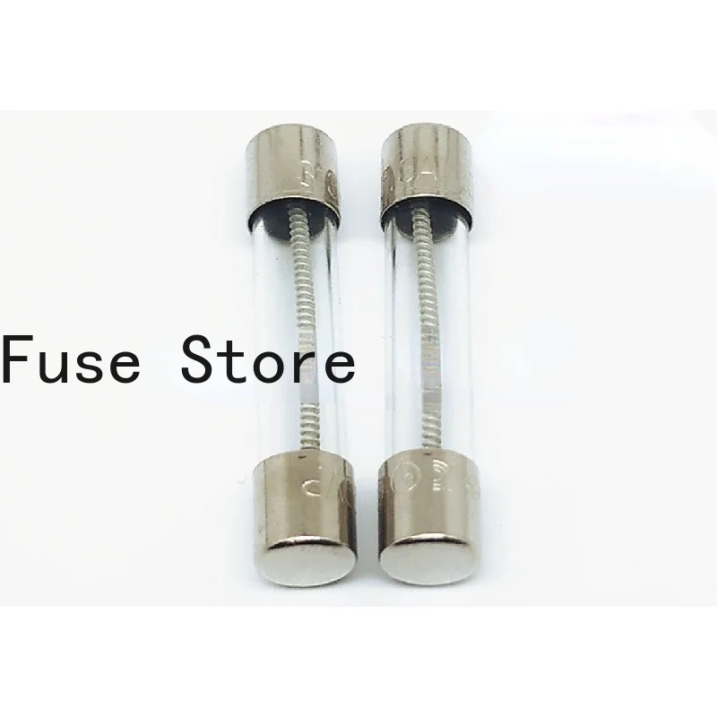 5PCS10PCS 6 * 32 Glass Fuse Tube 313 0.2A L250V Slow Fusing Delay Type Inlet