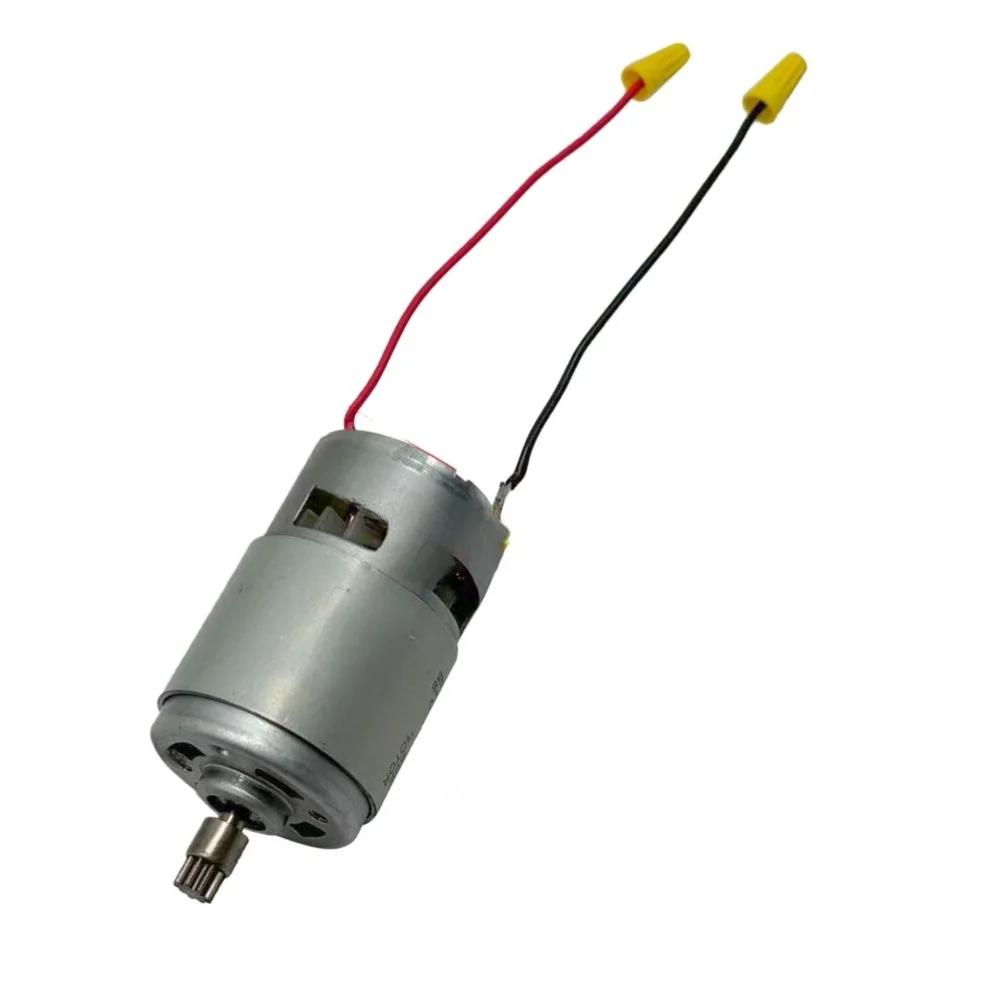 21V 775 DC Brushless Motor for For tiller Cultivator 9 Tooth Gear Design Standard 775 Mount Compatibility Silver