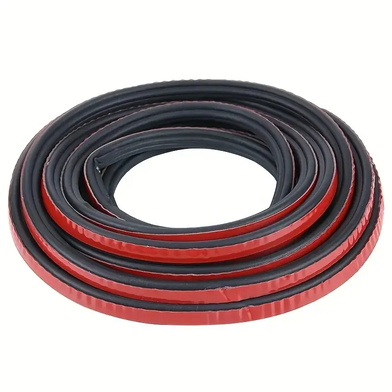 Car Door Weatherstrip Rubber Seal Strip 2-Layer Waterproof Noise Insulation Weather Strip Sealing Protector For Door Hood Trunk