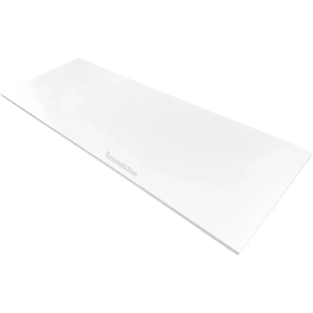 Custom Size | Super White Engineered Marble RecShower Bench | Tile Shower Seat or Kerdi Board, , The Original Granite Bracket