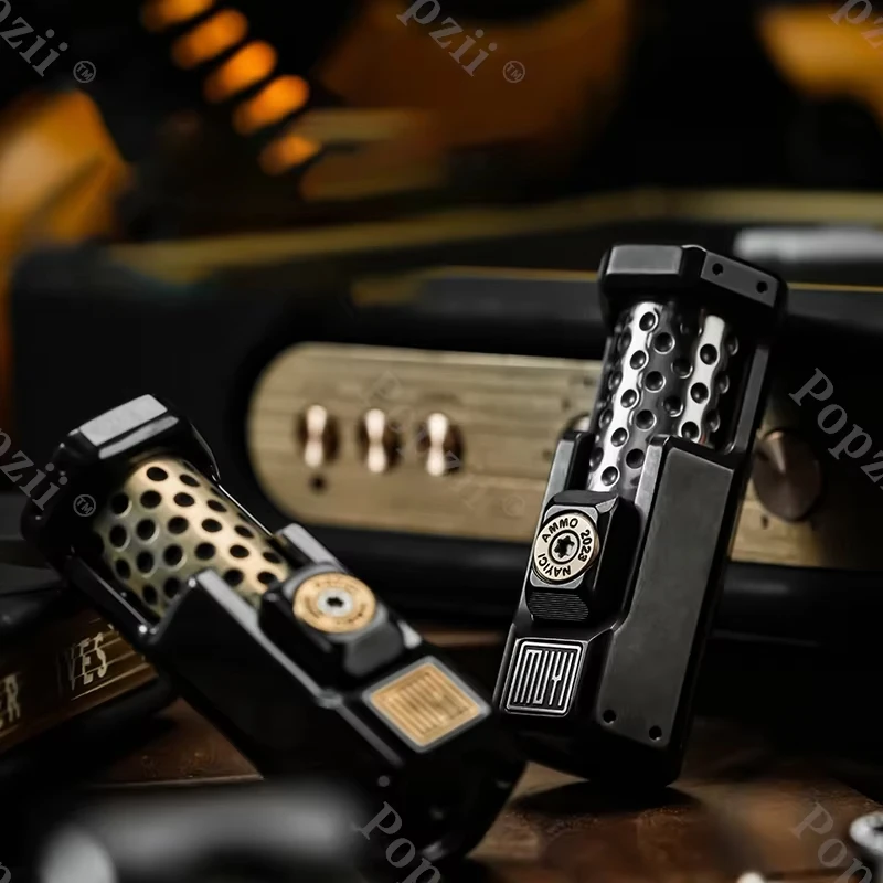 Muyi mosquetões edc mão esculpida catraca snap moeda ponta do dedo giroscópio hardcore brinquedos de descompressão múltiplas maneiras para jogar