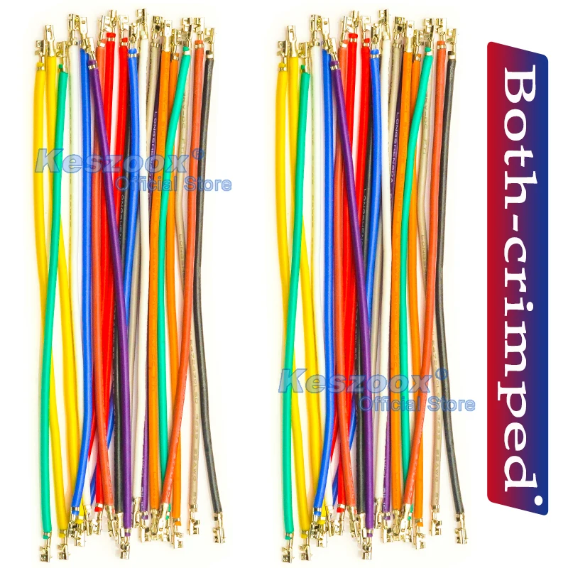 JST XA2.5mm Pre-Crimped Silicone Cable Wire 22AWG Copper Wire High TempErature Resistance Cable Crimp Terminals XAR2.5 Connector