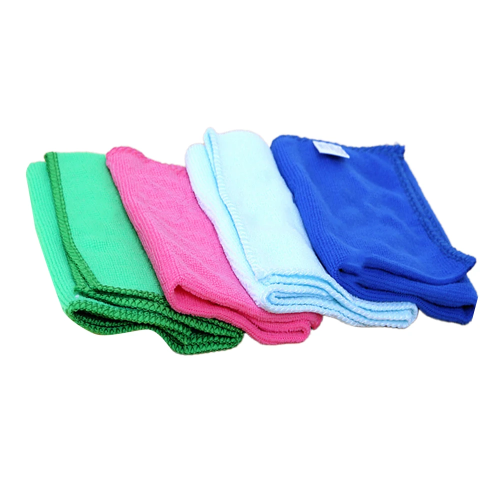 

4pcs Creative Painting Cleaning Cloth High Absorbent Fiber Quick-Dry Towel For Home School Use Adorable Design Soft Durable Art