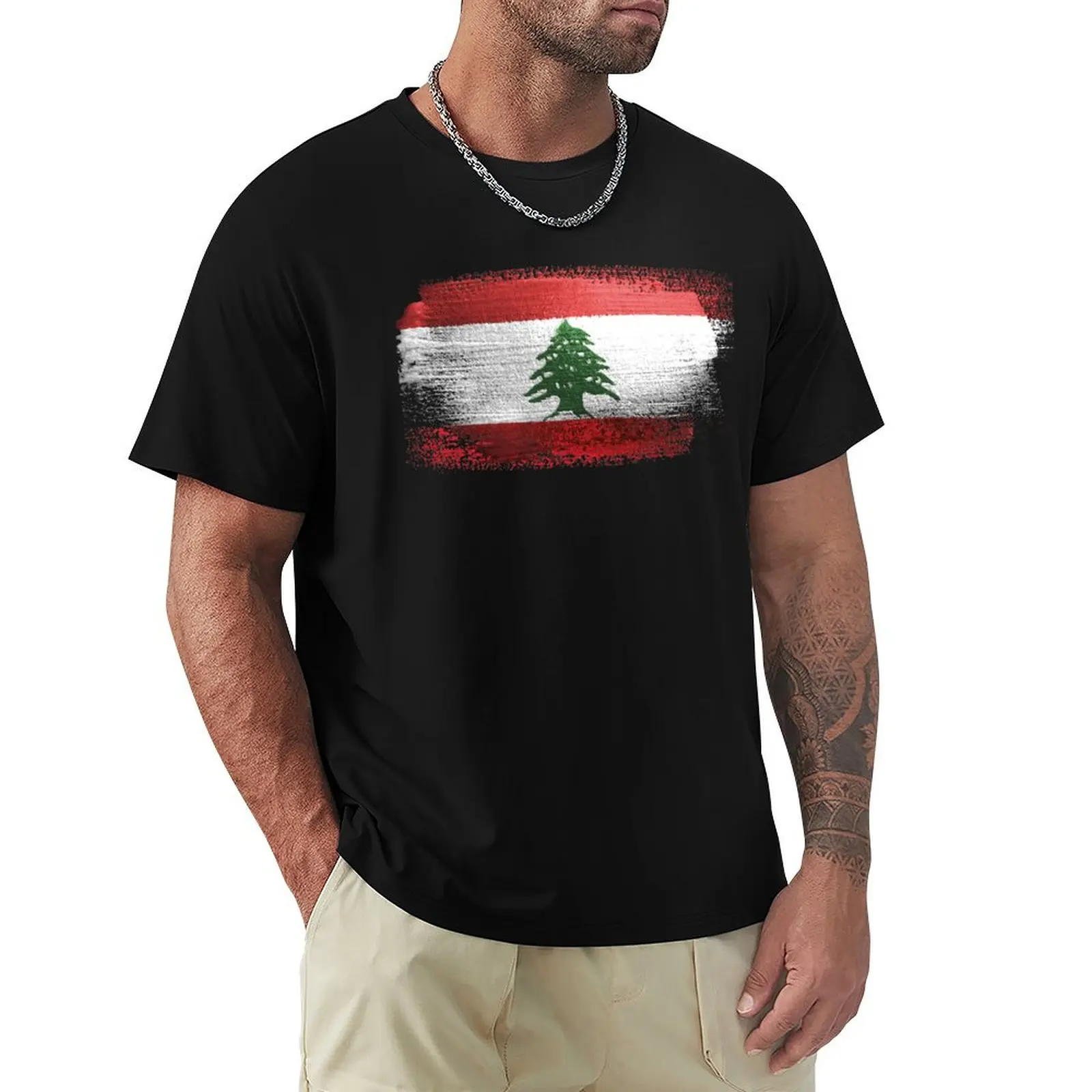 Lebanon T-Shirt Anti-Perspiration Workout Top
