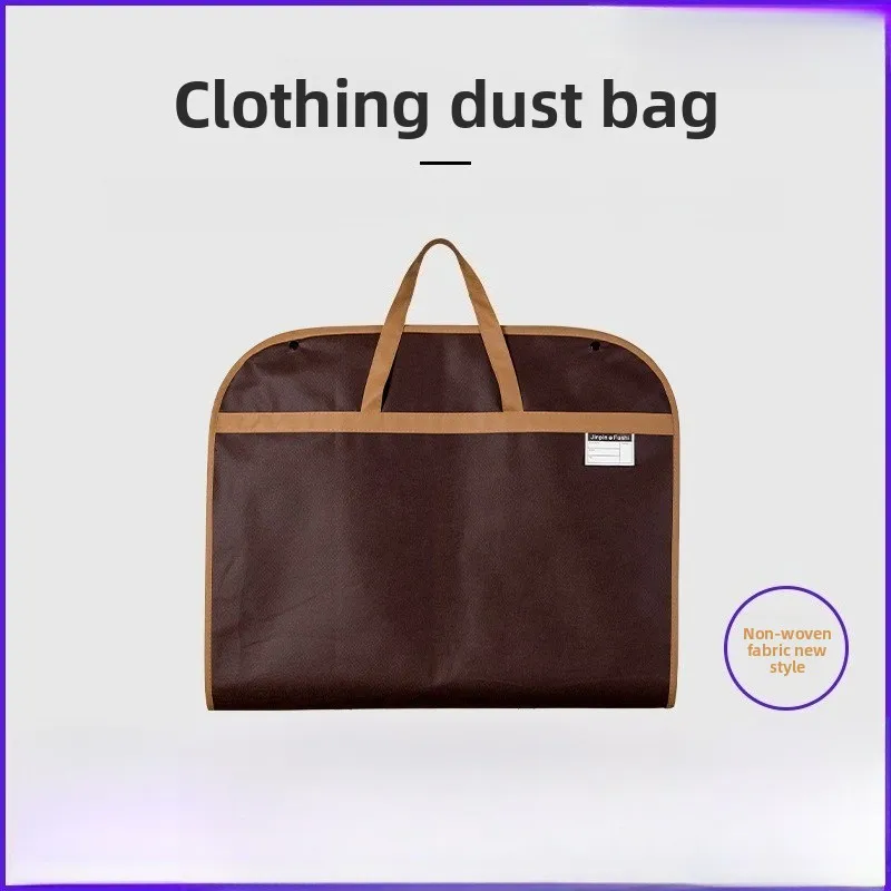 1 Stück Premium Vliesstoff Kleidersack Staubdichter Anzugsack mit Griffen für Jacken, Mäntel und Kleider