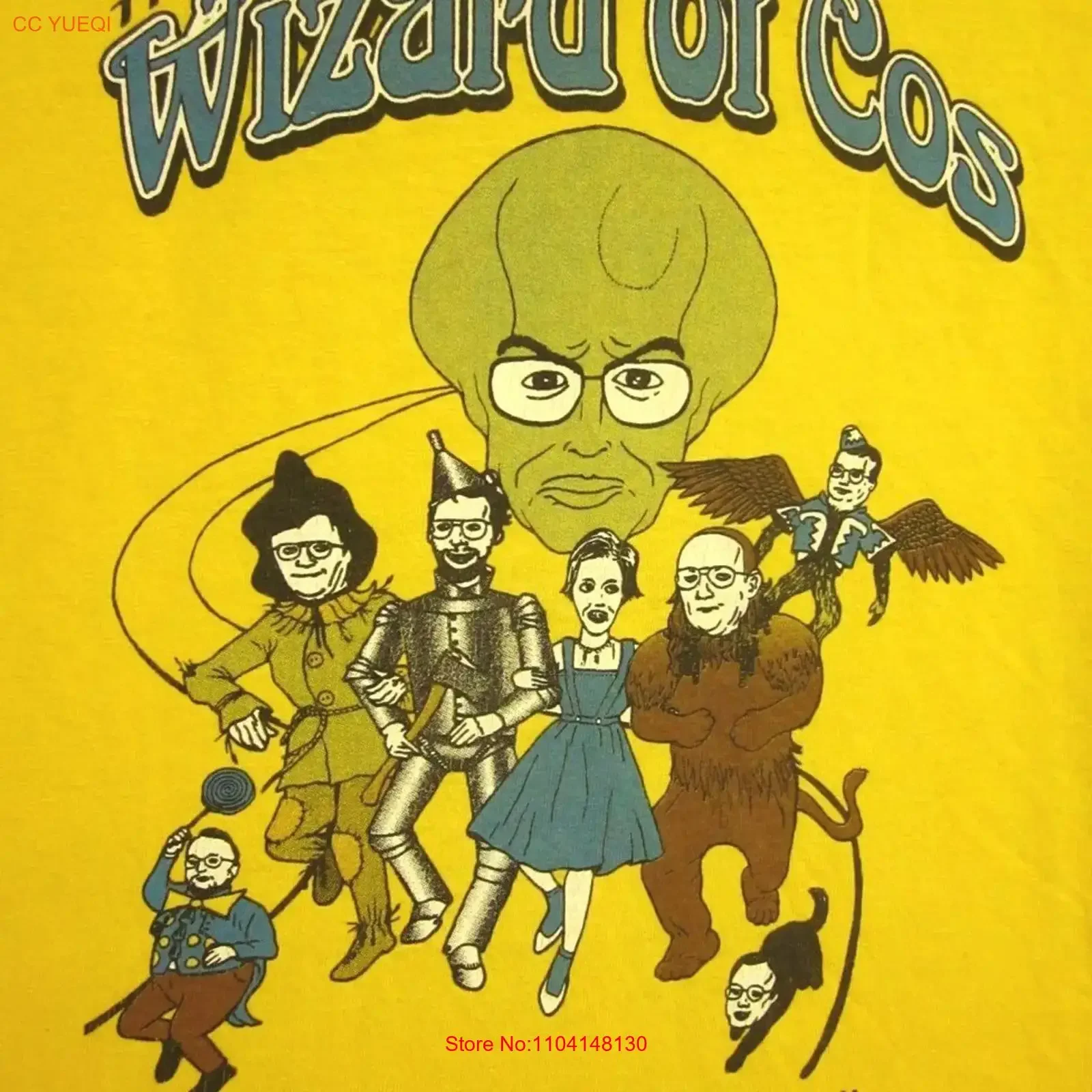 Camiseta WIZARD OF COS parody theater 2001, talla 2XL, camiseta Líbano, XXL, Wisconsin, vintage, ropa de diseñador lavada, gráfico, informal