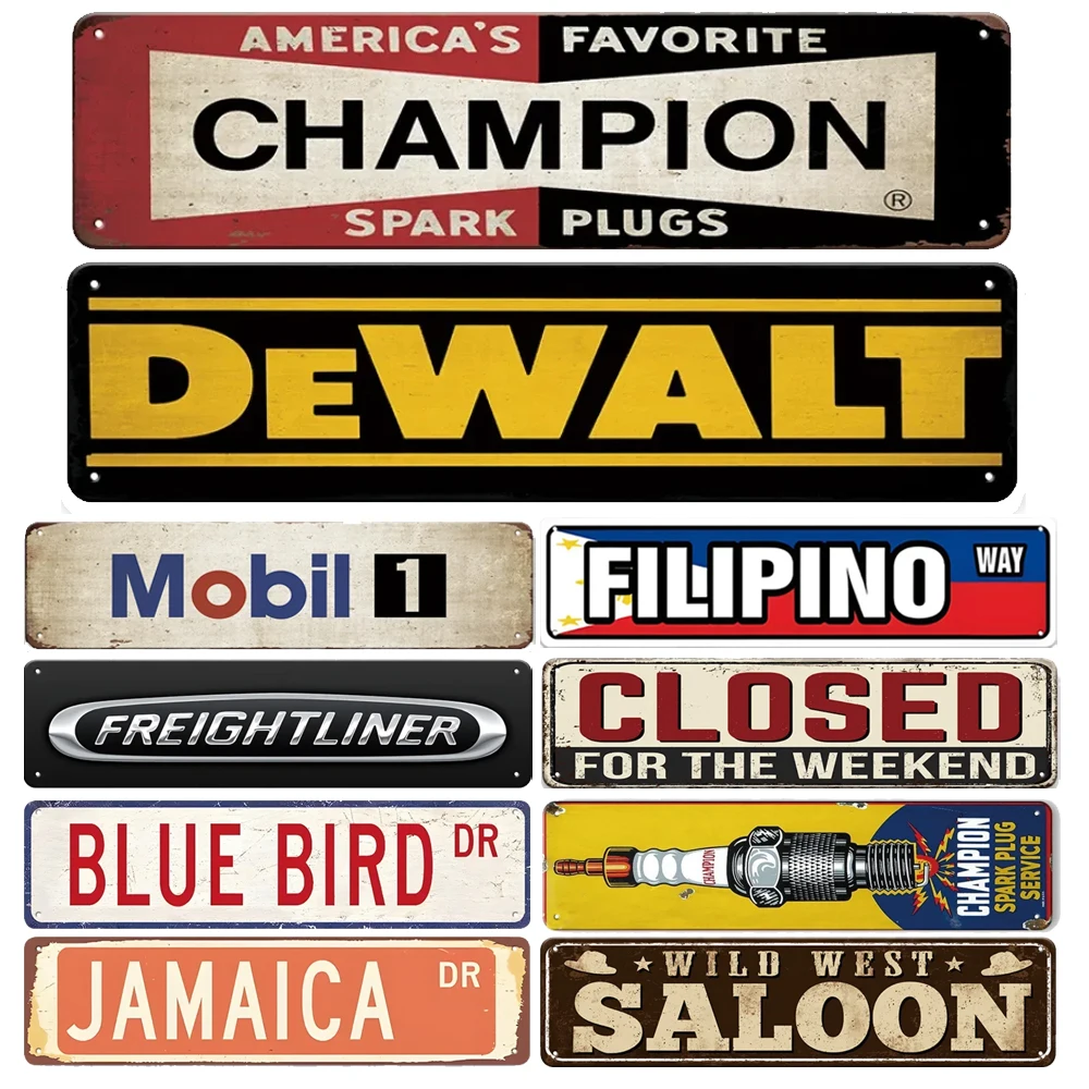 

Auto Lubricant Esso Tin Sign Vintage Rust Decorative Metal Board Gas Signs Car Repair Shop Garage Wall Decor Tinplate Plaques