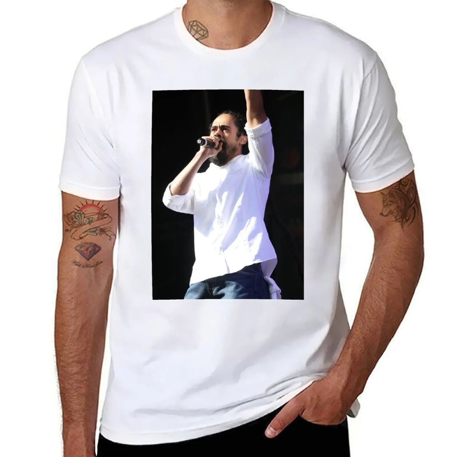 

Damian Marley - Photograph T-Shirt man t shirts for men casual funny t shirts man T-Shirt