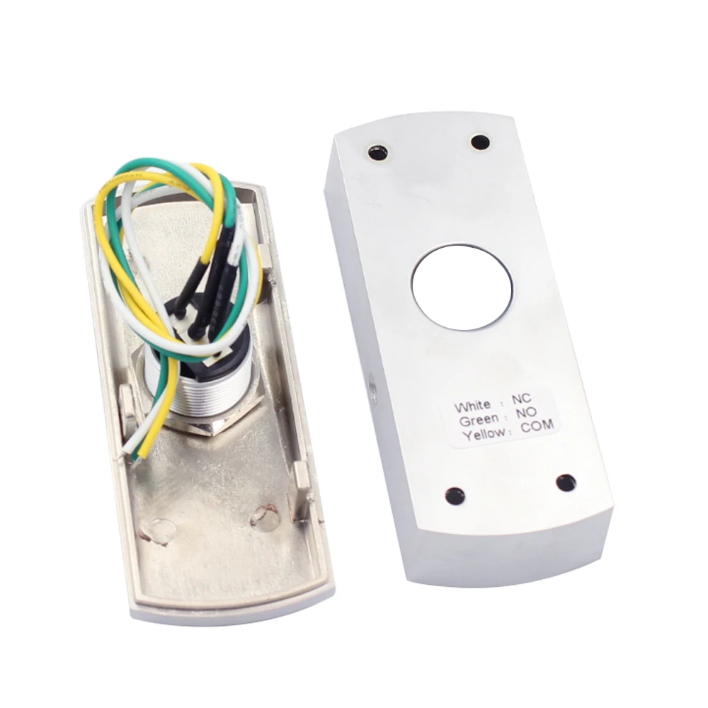 Z35D3 Zinc Alloy Exit Button Switch NO/NC/COM Push Exit Door Release Button Switch for Access Control System