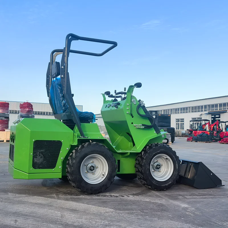 Customized Fast delivery Chinese factory price Mini Skid Steer Loader Attachment 300 kg Front Loader multifunction mini loader