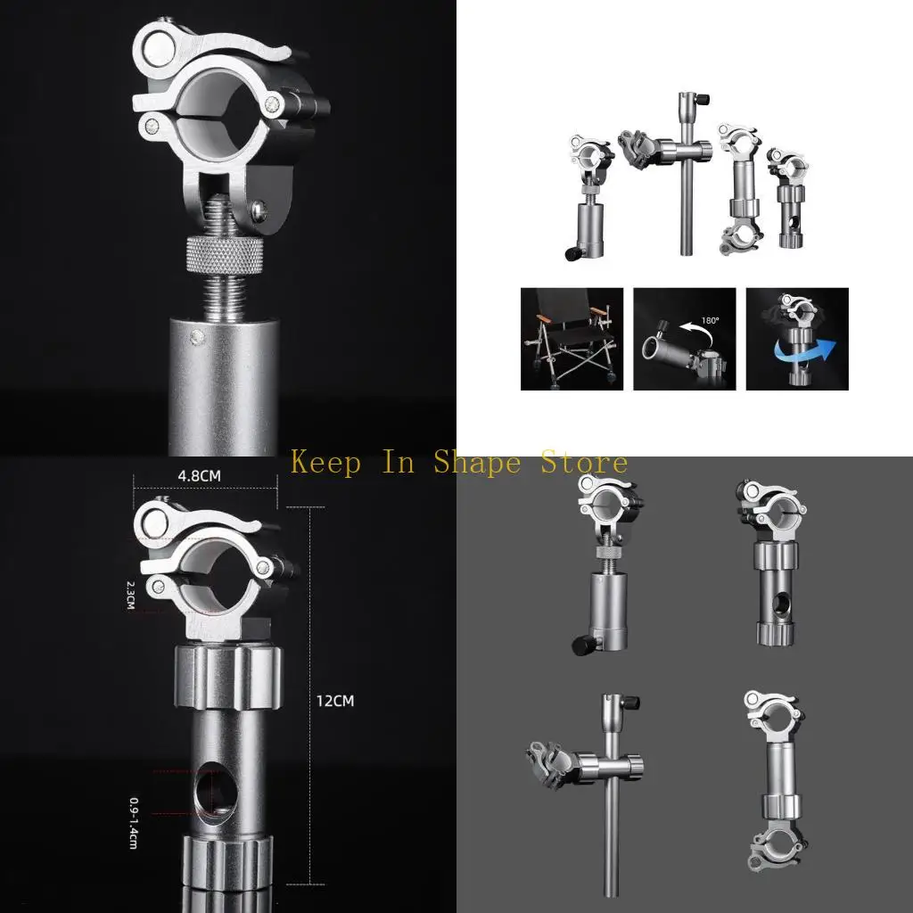 

U1JC Fishing Chair Mount Umbrella Stand Rack Rotating Fishing Seats Holder Easy to Use