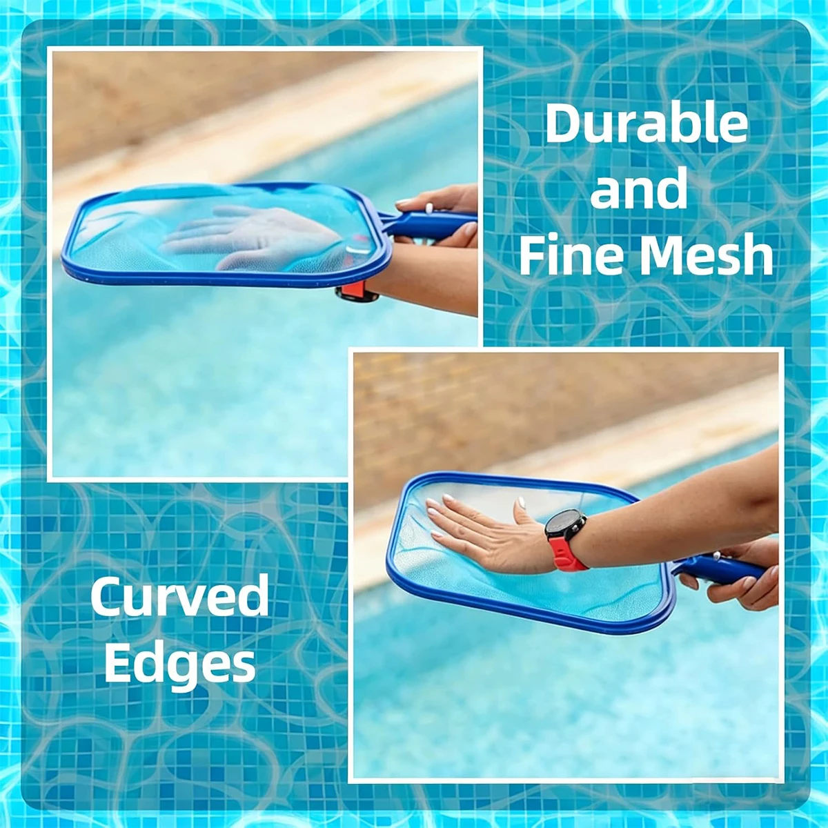 Pool Leaf Rake Net Skimmer Cleaning Tool Above-ground Robots Vacuum Cleaner Floating Swimming Pools Kit Hot view 5